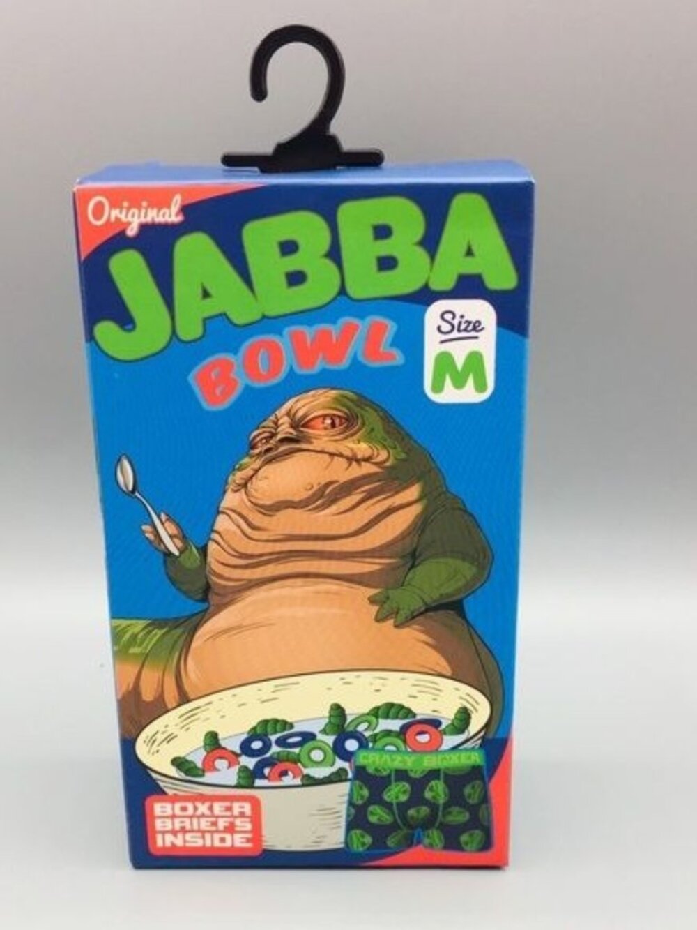 Original Disney Star Wars JABBA Bowl M Boxer Brief 32-34 Crazy Boxer